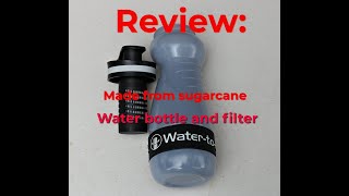 Review Bioplastic water filter system provides safe hydration when water source is funky shorts [upl. by Semmes]