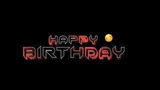 Special Song 🎂 Happy Birthday 🎉 Status  Khush Rehna Har Pal Tuu  Blackscreen Whatsapp Status [upl. by Ecirbaf307]