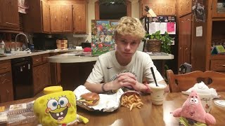 Reviewing The Wendys Krabby Patty Meal [upl. by Yknarf]