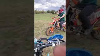 ktm 300 training to wheelie [upl. by Cindy]