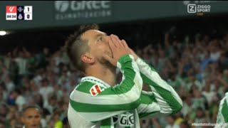 Gol de Giovani Lo Celso Real Betis vs Espanyol 10 Todos los goles y resumen ampliado [upl. by Nahshunn]