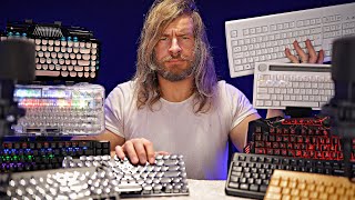 1 vs 1000 Keyboard ASMR One will make you sleep [upl. by Arrik]