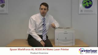 Epson WorkForce ALM300 Mono Laser Printer Overview [upl. by Nostrebor491]