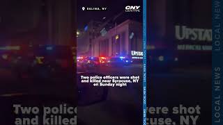 Two police officers shot and killed near Syracuse New York [upl. by Ahserb179]