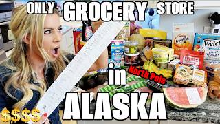 GROCERY SHOPPING IN ALASKA  CRAZY EXPENSIVE  shocking [upl. by Anthia]