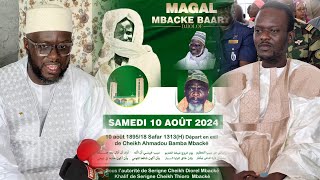 Direct • Cérémonie officielle du Magal de Mbacké Barry 2024 [upl. by Quirk]