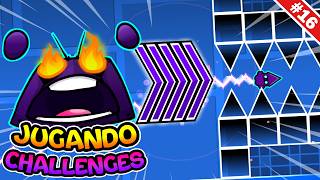 LOS NANDO CHALLENGES EN MODO SUPER EXPERTO  Geometry Dash 22 [upl. by Rosalynd197]