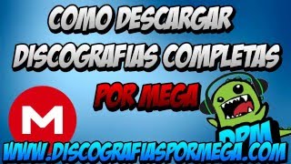 Descargar Discografias Completas Por MEGA GRATIS 2019 [upl. by Nedah]