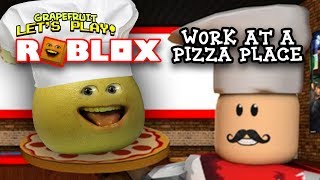 Roblox Work at a Pizza Place WORST CASHIER EVER Grapefruit Plays [upl. by Aylad343]