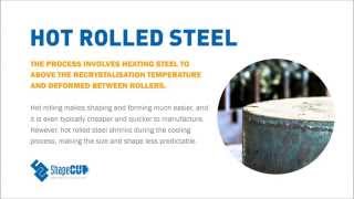 Difference between hot and cold rolled steel [upl. by Kcirtapnhoj889]