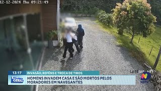 Dois homens mortos durante invasão em casa em Navegantes [upl. by Belden363]