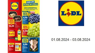 Gazetka Lidl PL  01082024  03082024  Od czwartku [upl. by Aihsetan]