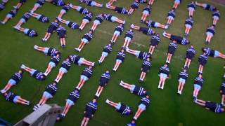 Ball Boys and Ball Girls Spell Aegon International 2013 in Eastbourne [upl. by Namilus]