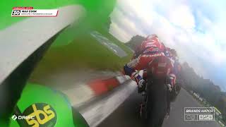 2024 Bennetts British Superbikes Round 11  Brands Hatch  Race 1 onboard highlights [upl. by Lenna722]