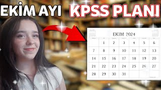 Ekim Ayı KPSS Planı  Fen ÖABT Planı [upl. by Dallman]