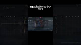 vaporization by the KV 2 gaming warthunder [upl. by Muire]