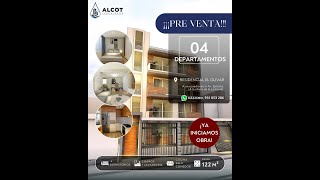 DEPARTAMENTOS en Pre Venta Urb Residencial El Olivar  Tacna [upl. by Naeloj]