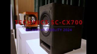 Speaker Technics SCCX700 presentazione al Milano HiFidelity 2024 [upl. by Templas]