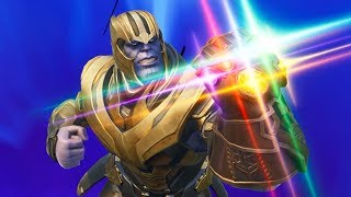 MATO A THANOS Y GANO  Avengers Infinity War  Fortnite [upl. by Ahsirk]