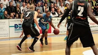 Crailsheim Merlins vs BG Karlsruhe 010314 ProA HD [upl. by Longan]