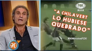 La patada de Ruggeri a Chilavert LO MEJOR DE 90 [upl. by Dric]