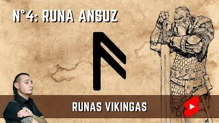 4 Runa Ansuz  Runas Vikingas shorts runas futhark [upl. by Kennie]