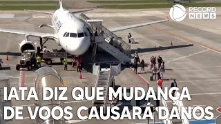 Iata diz que mudança de voos para o Galeão causará danos [upl. by Gilmour237]