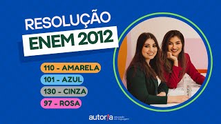 Enem 2012  Autoria Linguagem  Questão 110  Linguagens prova amarela [upl. by Partan]