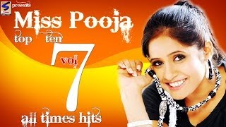 Miss Pooja Top 10 All Times Hits Vol 7  NonStop HD Video  Punjabi New hit Song 2016 [upl. by Mathias64]