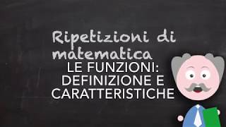 Le funzioni cosa sono e quali sono le loro caratteristiche Funzione inversa [upl. by Namlas]