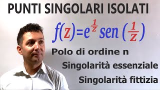 Punti singolari  polo  singolarità fittizia  singolarità essenzialeCalcolo del residuo [upl. by Lamont382]