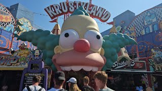 Simpson The Ride at Universal Studios Hollywood [upl. by Terej]