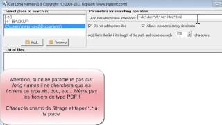 Identifier les noms de dossiersfichiers trop longs [upl. by Hulbert]