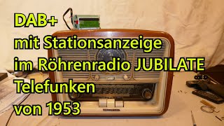 Telefunken Jubilate mit DAB und Stationsanzeige [upl. by Spragens]