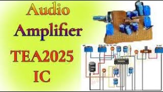 How To Make Audio Amplifier Using TEA2025 IC  ETElectricalTech [upl. by Leamaj485]