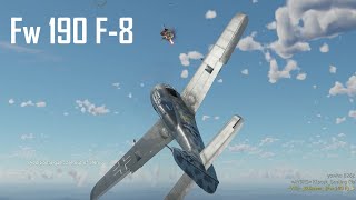 Fw 190 F8 Kill Game With the PODS of DOOM for a whopping 3 kills [upl. by Tove]