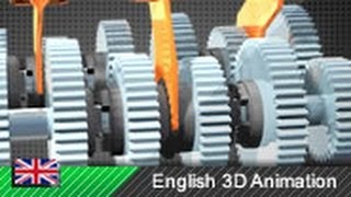 How a Motorcycle Transmission Works Animation [upl. by Featherstone]