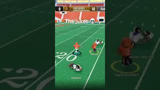 The jukes were insane football gaming roblox shorts [upl. by Eibocaj]