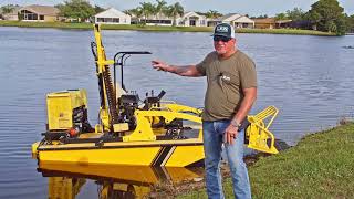 Weedoo Boat Aquatic Vegetation Removal  LEW Inc [upl. by Acacia157]