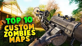 Top 10 BO3 Custom Zombies Maps Ive Played [upl. by Norrv]