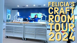 Felicias Craft Room The 2024 First Quarter Tour [upl. by Lewert]