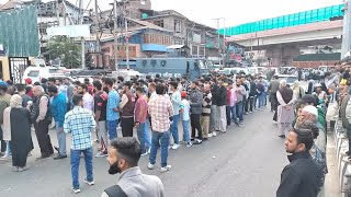 Enthusiastic crowd at the Bakshi Stadium for the Legends Cricket League in Srinagar [upl. by Nanreit]