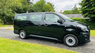 VAUXHALL VIVARO 9 SEATER MINIBUS  MPV AUTO LWB  2022 MODEL  NEW SHAPE 1 OWNER  ONLY 18K MILES [upl. by Gass]