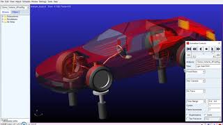 Fourpost Car Analysis  Multibody Dynamics CAE NVH MSC Adams [upl. by Phenica]