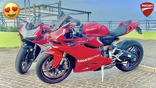 PANIGALE 899 VS PANIGALE V2 Testride Ducati Panigale 899 2014 [upl. by Tilly]