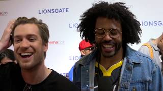 Blindspotting Lionsgate Cinemacon Red Carpet Soundbites Daveed Diggs quotCollinquot  Rafael Casal quotMilesquot [upl. by Pember]