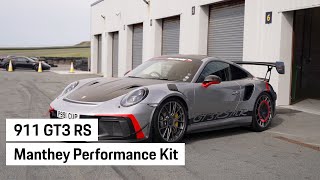 911 GT3 RS Manthey Performance Kit  Porsche Performance Parts [upl. by Ahseenyt]