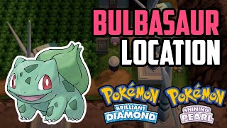 How to Catch Bulbasaur  Pokémon Brilliant Diamond amp Shining Pearl [upl. by Annahgiel]