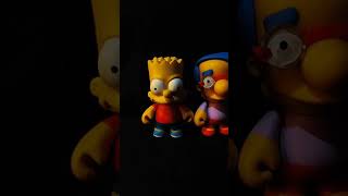 very cute kidrobot the simpsons milhouse and bart simpson nice detail toy figure [upl. by Akeenahs]