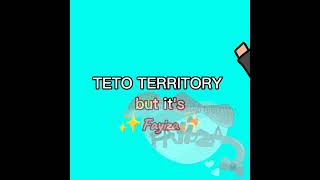 TETO TERRITORY 🥰fayizaneedsleepanimatingrobloxilubdis [upl. by Adur512]